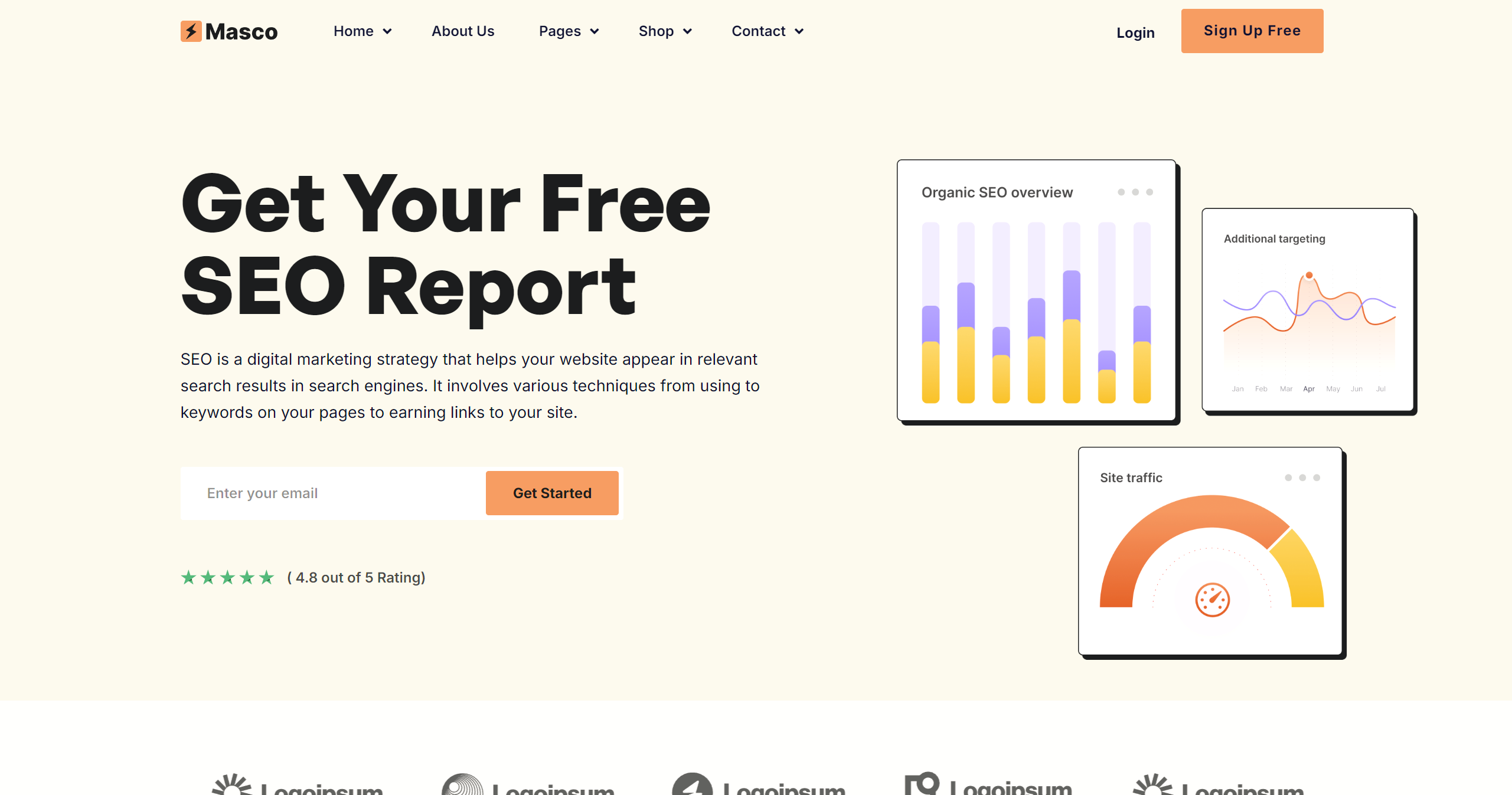 Get a free SEO report for improving your digital marketing performance and capturing high-quality leads.