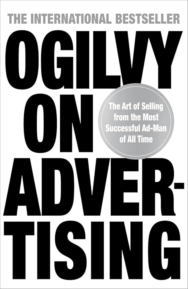 Ogilvy on Advertising book cover, essential insights on advertising and copywriting secrets